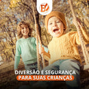 Balanço Infantil Suspenso Madeira Com Corda Quintal Jardim