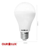 Lâmpada Inteligente Sensor Luminosidade 6500k 9w Bulbo E27 Cor da luz Branco-frio