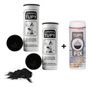 Corante Tecido Tingir Roupa Preto Kit C/ 2un + Fixador Tupy