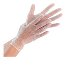 Luvas descartáveis Talge Vinil sem pó cor transparente tamanho M x 100 unidades