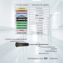 Kit Seringa 3ml Luer Lock Com 50 + Agulha 25x7 Com 50 - Sr Capacidade em volume 3 mL