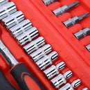 Jogo Chave Soquete Cartman Cachimbo Catraca Reversível 46 Pç Premium