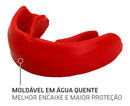 Muvin PTB-100 protetor bucal profissional cor vermelho