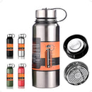 Garrafa Térmica Aço Inox A Vacuum Bottle Água Suco 11 Prata