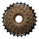 Catraca Roda Livre 7 Marchas 14/28 Index Sunrun Ultima Preta Cor Dourado-escuro Quantidade máxima de dentes 28 Quantidade mínima de dentes 14