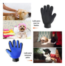 Luva Nano Magnética P/ Tirar Pelos Dos Seus Pets Cães Gatos Cor Azul