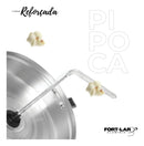 Pipoqueira Alumínio Polido N20 Alumínio Fort-lar Cor Polida