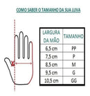 Luvas descartáveis UniGloves Clássico cor rosa tamanho M de látex com pó x 100 unidades