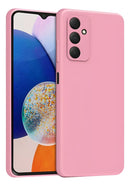 Capa Capinha Case Aveludada Para Samsung Galaxy A15 -  Rosê