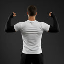 1 Par De Manguito Abertura No Dedo Proteção Solar Uv5 Preto M