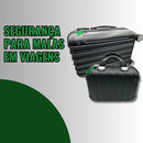 100 Lacre para malote numerado 23 cm verde segurança viagem Rigoran