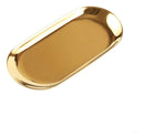 Bandeja Aço Inox Dourada Alta Durabilidade