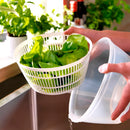 Centrífuga De Salada Secador De Verduras Manual 4 Litros Cor Preto Com Cesta Removível Dr. Útil