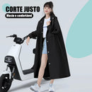 Kit 2 Capa De Chuva Reforçada Pvc Trans Cinza Tamanho único