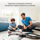 24 Pilhas Baterias AAA Elgin 3A Palito Alcalina 1 Tubo