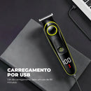 Máquina De Cortar Cabelo Fazer Barba Barbeador Acabamento Pelo B-Max Bmc036 5 Em 1 Cor Preto