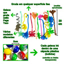 Geleca Gruda Parede 10u Tipo Slime Lembrancinha Aniversário