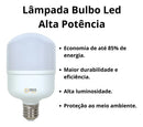 Lâmpada Bulbo Led 80w Alta Potência Branco Frio Bivolt E27 Branco-frio