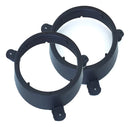 Par Aro Adaptador Alto Falante Gol G2 G3 G4 - 4 Portas Diant Cor Preto