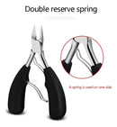 Cortador de Unhas para Unhas do Pé Encravadas ou Grossas Pele Morta Cor Preto