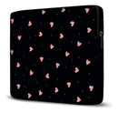 Capa Case Pasta Maleta Notebook 15/15.6 Coração Pat Preto
