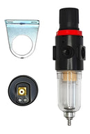 Filtro De Ar Para Pintura C Regulador Pressão 1/4 Compressor