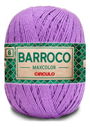 1 Barbante Barroco Fio 6 Maxcolor 200g -esco LAVANDA 6394