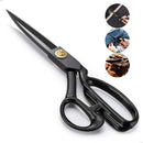 Tesoura Profissional de Alfaiate Tecelão VBS Brasil Corte Costura 9 Polegadas Cor Preto Eva Artesanato Tecido Arte Em Geral