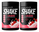 Kit 2 Shake Substituto De Refeição Zero Açúcar Com Col Morango
