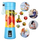 Mini Liquidificador Portatil Mao Academia Recarregável Usb Cor Azul