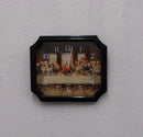 Relógio De Parede Santa Ceia Retangular 23,5 X 27,5 Cm
