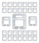 MFL Kit 100 Espacador Nivelador 2mm para Pisos e Porcelanatos