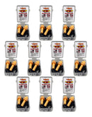 Maxxi Royal kit 10 protetor auricular plug silicone 18db CA 11512 cor amarelo