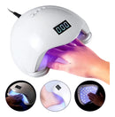 Cabine Led Estufa Uv 48w Secadora De Esmaltes Unhas De Gel Cor Branco