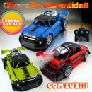 Carrinho Controle Remoto 4x4 Solta Fumaça Presente Menino Cor Vermelho