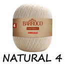Linha Cordão Barbante Barroco Natural Círculo Nº4 - 700g Cor 4 Fios