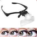 Lupa Estética De Cabeça Thevisionaries Óculos Profissional Com Luz Led 5 Lentes De Aumento Dentista Extensionista De Cílios Design Sobrancelha Joalheiro Esteticista Técnico Em Eletrônica Relojoeiro