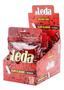 Caixa De Filtro Aleda Vermelho Slim Classic - 10 Bags Sabor Sem sabor
