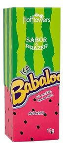 Gel Lubrificante Comestível Beijável Sexo Oral Ice Babaloo Sabor Melancia