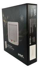 Porta Portinha Gato Cachorro G 27,5cm X 24,5 Cm Cor Branco