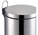 Lixeira Inox 5L com Pedal - Compacta, Higiênica e Resistente para Banheiro e Cozinha | Organize Seu Espaço.