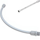 Engate Flexível 1/2 X 40cm Água Fria Pvc Astra (rabicho) Acabamento Fosco Cor Branco