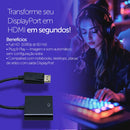 Adaptador Displayport para Alta Qualidade Vídeos em Maiores do que QXGA color Negro 15 cm Solucao