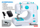 Máquina De Costura Reta Veronna Vmc100 Artesanalle Portátil Branca