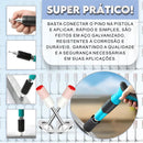 Pinos Para Pistola Finca Pino C/ Arruela Kit 100 Unidades 1.6 Cm 2.7 Cm