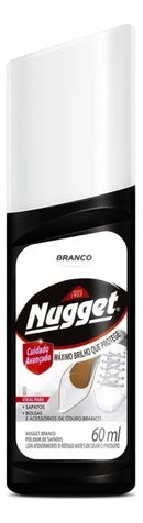 Polidor de Sapato Líquido Branco Nugget Frasco 60ml