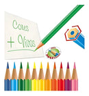 Lápis De Cor Faber Castell Escolar 24 Cores Ponta Max