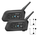 Radio Par Radio Comunicador V6 Plus Capacete Conecta 6 Motos 2 Intercomunicador 1200 Capacete Bluetooth VLX