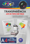 Transparência A4 Com Tarja 150 Micra Off Paper 10 Folhas