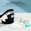 Bolsa Canguru Ergonômico Bebê 3 Em 1 Hygge Moments Cor Preto